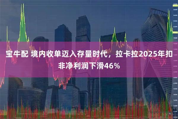 宝牛配 境内收单迈入存量时代,拉卡拉2025年扣非净利润下滑46%