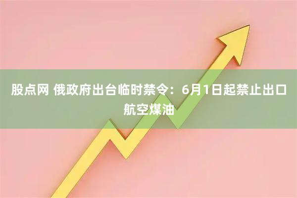股点网 俄政府出台临时禁令：6月1日起禁止出口航空煤油
